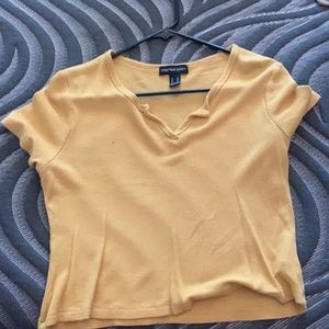 Mustard yellow top